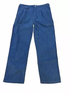 MANRESA New England Corduroy Louis Pant Soft Blue Men’s 2XL XXL 38" Waist EUC - Picture 1 of 10
