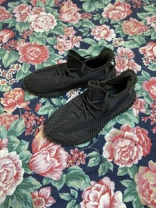 Adidas Yeezy Boost 350 V2 Black Static Non-Reflective 2020 FU9006 Men’s Size 9 - Picture 1 of 11