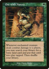 One with Nature Scourge PLD Green Uncommon MAGIC THE GATHERING CARD ABUGames