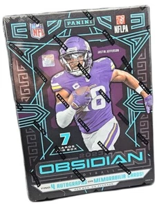 2023 Panini Obsidian Football Factory Sealed Hobby Box 4 Hits Per Box - Picture 1 of 2