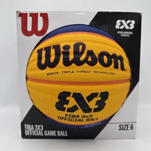 Wilson WTB0533 EX3 BasketBall Official FIBA 3 x 3 Game Ball Size 6 New In Box - Picture 1 of 7