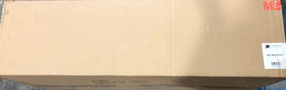 Golden Lighting Evette 4-Light Chrome Bath Light w/Crystal Drops 8037-BA4 CH-OP - Image 1 of 4