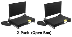 2er-Pack Cascade Mountain Tech gepolsterter Stadionsitz - schwarz - 1425530 - Bild 1 von 5
