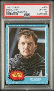 DIN DJARIN (PSA 10) 2023 Topps Star Wars Living Card #400 -946 - Bild 1 von 2