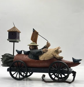 Williraye Studio Mädchen & Schwein in Karotte Nachziehspielzeug 1999 - Bild 1 von 9
