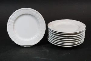 10x Kuchenteller Porzellan Rocaille weiß KPM Berlin  (GV922) - Bild 1 von 11