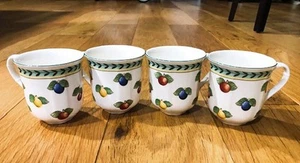 Villeroy Boch French Garden Fleurence Set Of 4 Coffee Tea Cups Germany 10 oz - Picture 1 of 8
