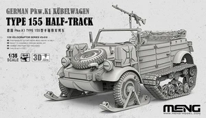 MENG GERMAN PKW K1 KUBELWAGEN TYPE 155 HALF TRACK 1\35 VS018 - Foto 1 di 1
