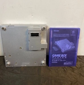 Nintendo GameBoy Player Gamecube & Startup Disk Silver Tested Read - Picture 1 of 3