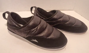 LAKAI Men's Sz Medium US/41EU "Owen" Suede and Puffer Nylon Slippers Black - Picture 1 of 12