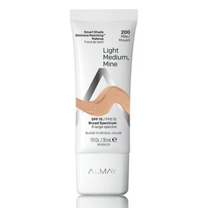 Skintone Matching Foundation by Almay, Smart Shade Face Makeup, Hypoallergenic, - Picture 1 of 10