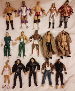 WWE Jakks Pacific Action Figures Set Of 15 HHH McCool Cherry Spirit Squad MNM - Picture 1 of 17