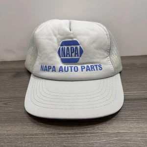 Napa Auto Parts Hat Cap Adult Mens Vintage Trucker Meshback Snapback  - Picture 1 of 8
