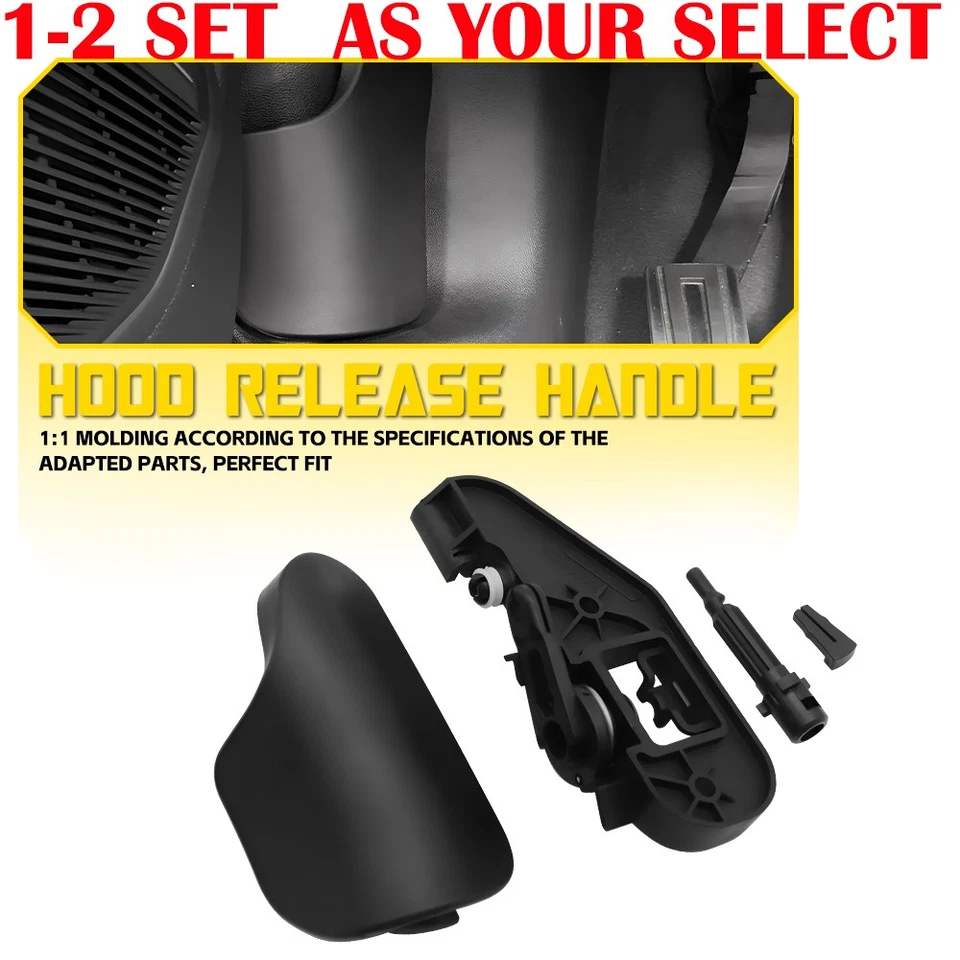 Bonnet Release Handle with Bracket Fits Audi TT MK2 2012 2013 2014 8J1823533C A Foto 1 de 1