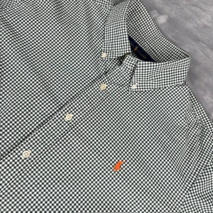 Ralph Lauren Herren Hemd XL Langarm Button Down Grün Gingham Kariert - Bild 1 von 7