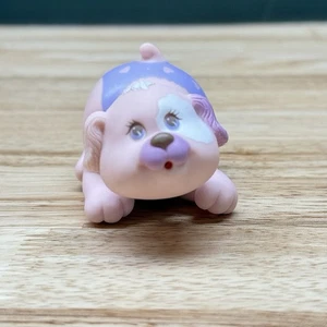 My Tiny Puppy Surprise Bathtime Squirt Toy Purple Figure Dog Hasbro 1993 - Picture 1 of 8