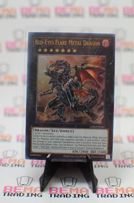 Red-Eyes Flare Metal Dragon LDK2-ENJ41 Legendary Decks II (2024 Reprint)... - Image 1 of 3