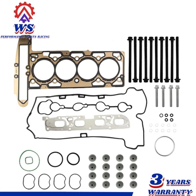 Head Gasket Set Bolts For Chevrolet Impala GMC Terrain Buick Regal L4 2.4L 10-17 - Image 1 of 4