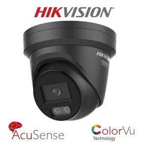 Hikvision IP Gen3 8MP 4K Turret Camera 2.8mm Hybrid Colorvu 3.0 Acusense Mic Bla - Afbeelding 1 van 2