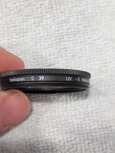 Heliopan S 39 UV - 0 Coated Lens Filter 39mm Digital Made In Germany - Picture 1 of 4