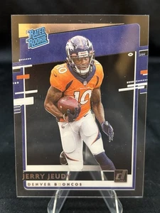 Panini Chronicles Clear Donruss 2020 clasificación novato Jerry Jeudy RC RR-JJ - Imagen 1 de 2