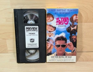 Freaked VHS Screener Preview VHS Rare 1993 NOT FOR RENTAL OOP HTF - Foto 1 di 9