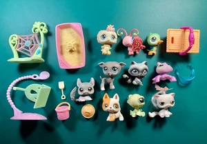 Littlest Pet Shop 10 Pets Multipack Inc. ALL Original Accessories and Container! - Picture 1 of 8