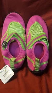 NEU MIT ETIKETT MÄDCHEN WASSERSCHUHE MARKE: TRIANGLE GRÖSSE: 2 PINK & NEONGRÜN - Bild 1 von 5