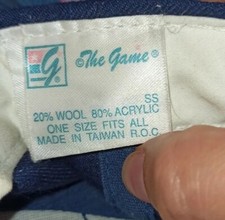 Cleveland Indians MLB  The Game Big Logo Vintage Snapback Cap Hat  