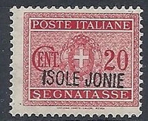 1941 ISOLE JONIE SEGNATASSE 20 CENT MNH ** - RR9667 - Foto 1 di 1