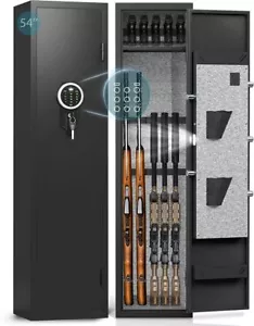 Rifle Gun Safe, Digital Keypad Large Long Gun Safe for Home Rifles and Shotguns - Picture 1 of 6