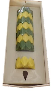 Candle Stax, Yellow and Green Stackable Candles - Picture 1 of 4