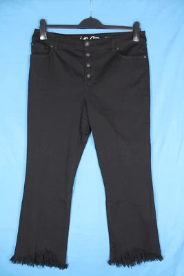 JEANS RECORTADOS DESHILACHADOS INC INTERNATIONAL CONCEPT Denim REGULAR FIT Botón-Fly Talla 12 Foto 1 de 4