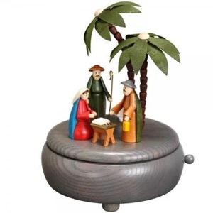 Spieldose Geburt Christi bunt BxHxT 13x17x13cm NEU Spieluhr Spielwerk Musikdose - Bild 1 von 1