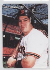 1992 Mother's Cookies San Francisco Giants Stadium Giveaway Kirt Manwaring #23