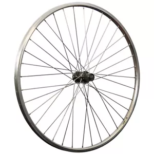 28 Zoll Hinterrad Alu Hohlkammerfelge YAK19 Shimano FH-QC300 Disc Nabe - silber - Bild 1 von 9