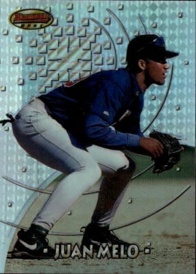 1997 Bowman's Best Juan Melo #121 Refractors San Diego Padres 4J - Image 1 of 2
