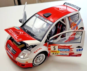 Solido 1/18 Citroën C2 Rennauto Rallye Fahrer Chiaroni/Henry FRANCE WERBUNG - Bild 1 von 11