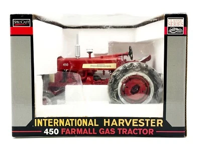 Tractor de gasolina International Harvester Farmall 450 1/16 con frente ancho Foto 1 de 3