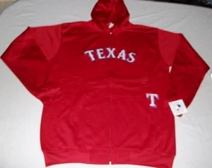 Sudadera con capucha con cremallera completa de los Texas Rangers base Therma retardo talla grande doble logotipo MLB - Imagen 1 de 3