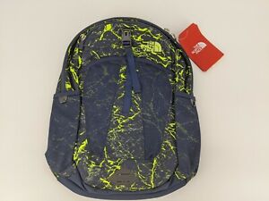 The North Face Recon Squash Youth Backpack School Book Bag Blue & Green 