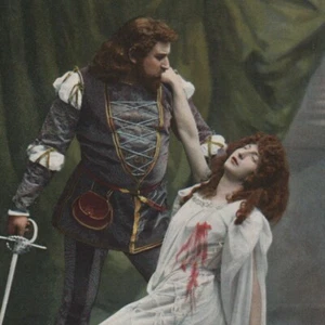 Mlle Martiny M. Cossira - - Théâtre - Gravure de presse 1899 - Imagen 1 de 2