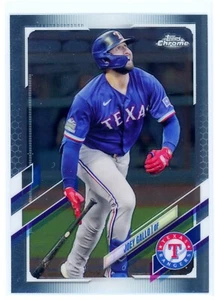 Topps Chrome 2021 - Joey Gallo #47 Base Set Chrome - Texas Rangers NM - Picture 1 of 2