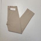 NEW $225 Avenue Montaigne PEGGY Pants Women's Size 2 SMALL Beige Made In USA 
