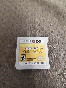 Detective Pikachu (Nintendo 3DS, 2018) - Game Cartridge Only, Free Shipping - Imagen 1 de 4