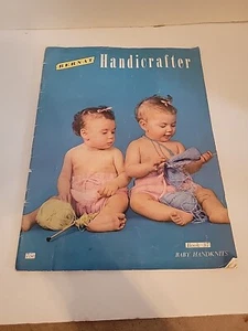 Bernat Handicrafter Book No. 37 Vintage 1951 Knitting Baby Handknits - Picture 1 of 6