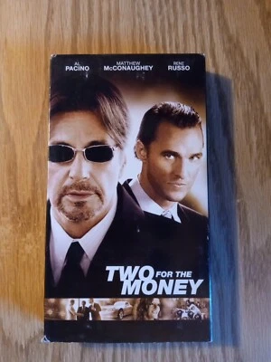 Two For The Money VHS 2005 Htf Rare OOP Late Release - Image 1 of 4