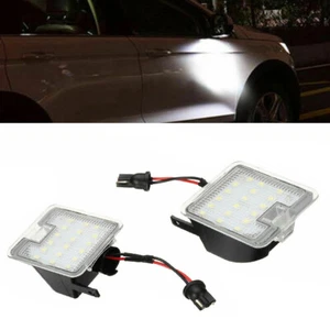 Luz de charco de espejo lateral LED para Ford Mondeo Focus Kuga Escape C-Max SU 2 piezas - Imagen 1 de 6