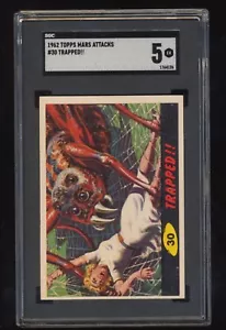 SGC 5 1962 Topps Mars Attacks Trapped # 30 - Picture 1 of 3