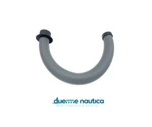 KIT COMPLETO TUBO PASSACAVI DA Ø70MM PROTEZIONE CAVI BARCA GOMMONE GRIGIO 1MT - Foto 1 di 1